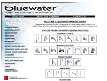 Tablet Screenshot of bluewaterfaucet.com